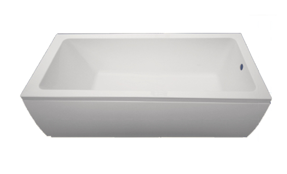 Прямоугольная акриловая ванна «NAVARO» 1600x700x458